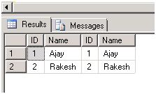 right join with table A